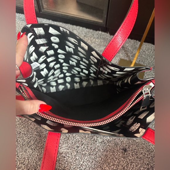 Marc Jacobs Repeat Red Leather Tote - Picture 6 of 17